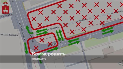 Перекрёсток Попова — Луначарского в Перми: движение ограничено из‑за ремонтных работ