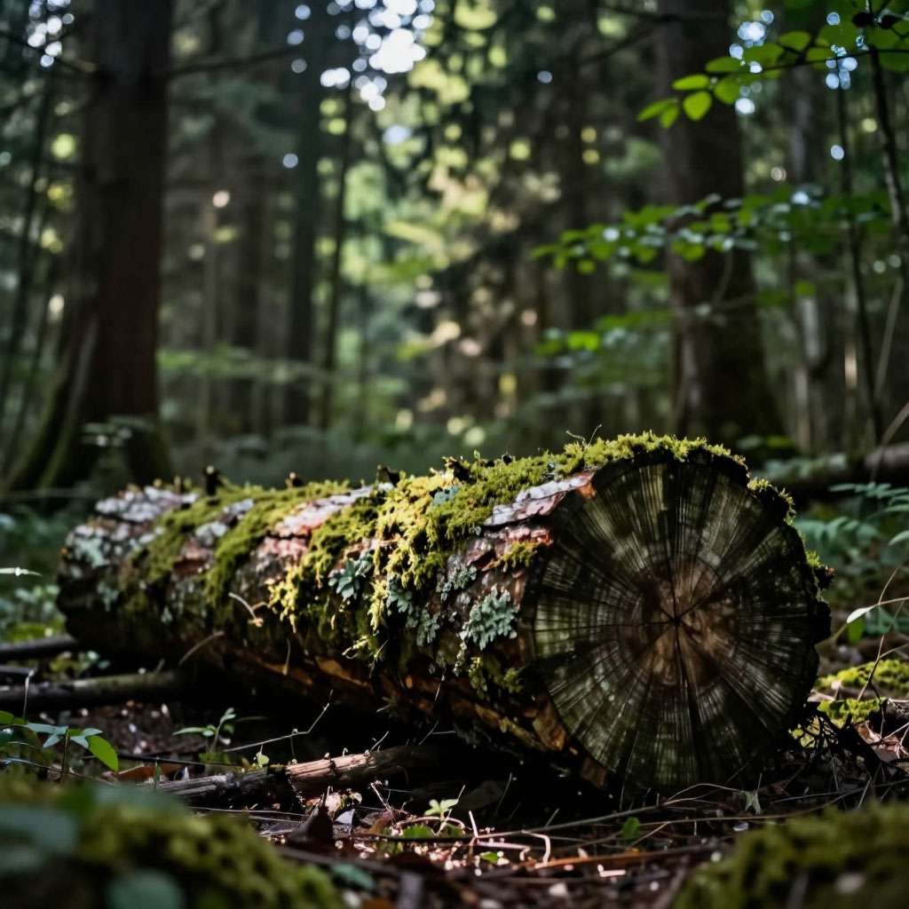 вальщик леса завалил дерево